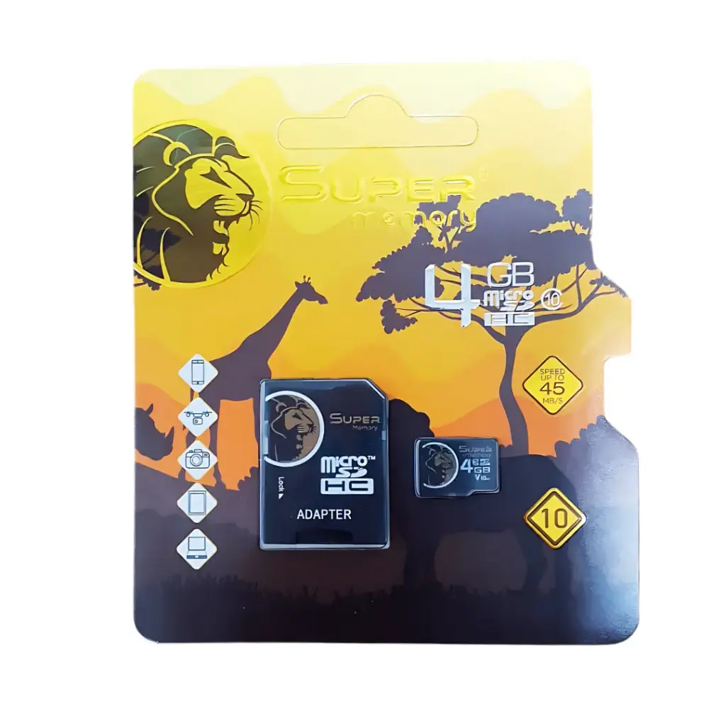 MICRO SD 4GB SUPERMEMORY
